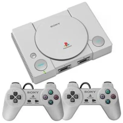 Console PlayStation Classic Sony SCPH1000R PS1 com 20 Jogos