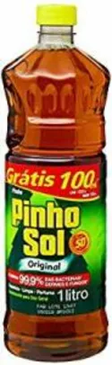 Desinfetante Pinho Sol Original 1000ml Promo Grátis 100ml