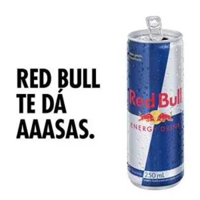 Energético Red Bull Energy Drink Pack com 6 Latas de 250ml