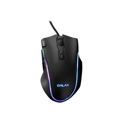 Mouse Gamer Galax Slider-03, RGB, 7200 DPI, 7 Botões, Preto - MGS03UX97RG2B0