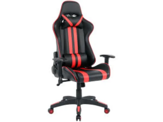Cadeira Gamer Travel Max Preta e Vermelha - Reclinável Sports - R$665