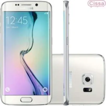Saindo por R$ 2200: [CISSA MAGAZINE] Smartphone Samsung Galaxy S6 Edge G925I 32GB Desbloqueado Branco Android 5.0 Lollipop, Memória Interna 32GB, Câmera 16MP, Tela 5.1" - R$2200 | Pelando