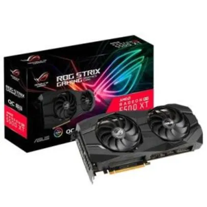 Placa de Vídeo Asus ROG Strix AMD RX 5500 XT OC Gaming, 8G, - R$1650