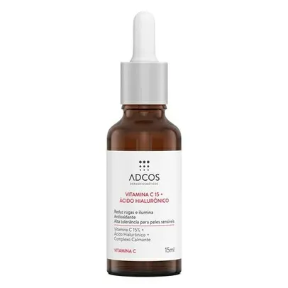 Sérum Facial Adcos - Vitamina C 15 + Ácido Hialurônico | R$77
