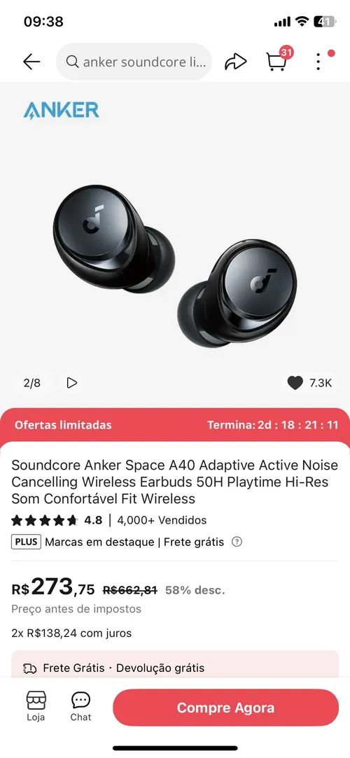 Imagen na descrição da promoção