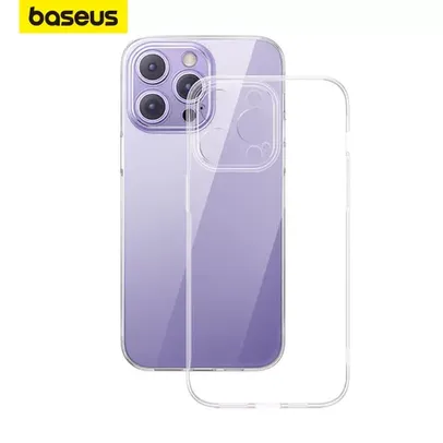 Baseus Capa Transparente para iPhone 14 13 12 11 Pro Max Plus Capa TPU Macia para iPhone X XS Max XR