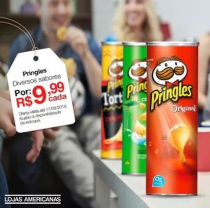 (Loja Física) Pringles - Diversos Sabores | R$10