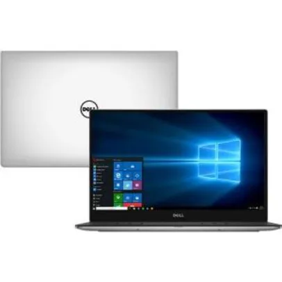 Notebook Dell XPS 13-9350-A10 Intel Core 6 i7 8GB 256GB SSD Tela LED HD 13,3'' Touchscreen Windows 10 - Prata - R$5700