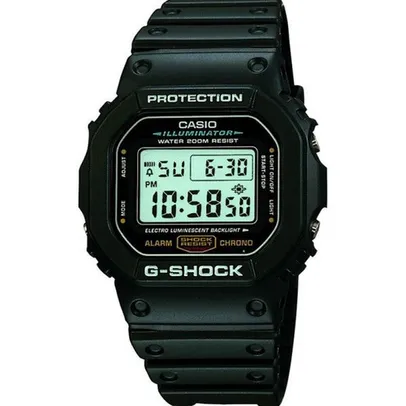 Relógio casio g-shock masculino quadrado DW-5600E-1VDF