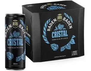[REGIONAL] Cerveja Baden Baden Cristal Lata 350ml Com 6 Unidades