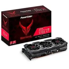 Placa de Vídeo PowerColor AMD Radeon Red Devil RX5700 XT, 8GB, GDDR6 - AXRX 5700XT 8GBD6-3DHE/OC