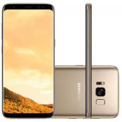 Smartphone Galaxy S8 G950 64GB Dual Chip, 4G Câm. 12MP + Selfie 8MP, Tela 5.8" Quad HD, Dourado - Samsung - 10x Sem Juros