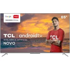 Smart TV TCL LED 65" 4K Wi Fi Android Comando de Voz P715