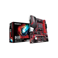 Placa Mãe Gigabyte B450M Gaming, Chipset B450, AMD AM4, mATX, DDR4