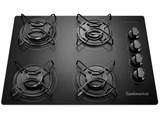 (PRIMEIRA COMPRA) Cooktop 4 bocas Continental a gás GLP. | R$288