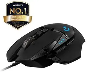 Mouse Gamer RGB Logitech G502 HERO com Tecnologia LIGHTSYNC | R$270