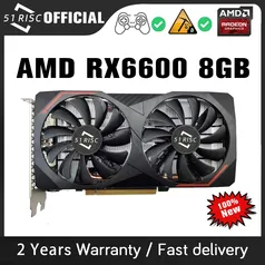 Placa de Vídeo RX6600 8GB - 51 RISC