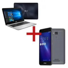 Notebook X556UR-XX478T Azul Escuro + Zenfone 3 Max 5,2" Cinza Escuro

R$2.483