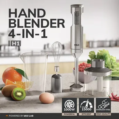 MIUI blender 4 em 1 - Misturador de alimentos de Imersão Manual