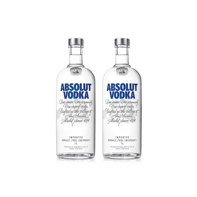 Kit 2 Vodka Absolut Regular 1L