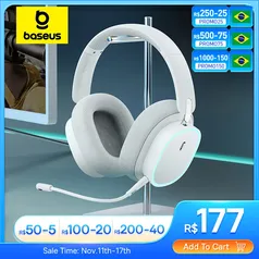  Fone de ouvido Gamer sem fio GH02 baseus