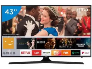 Smart TV LED 43” Samsung 4K/Ultra HD 43MU6100 - R$ 2.099