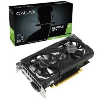 Placa de Vídeo Galax NVIDIA GeForce GTX 1650 EX 4GB, GDDR5 - R$740