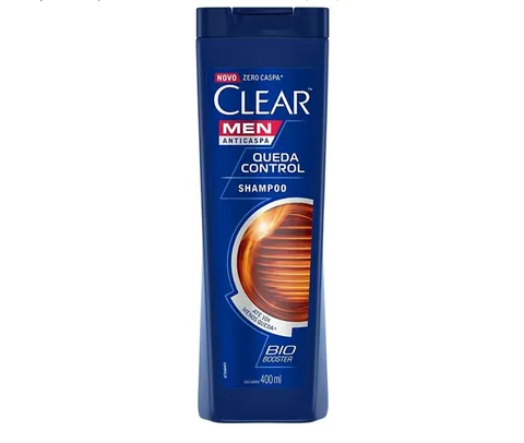 Shampoo Anticaspa Clear Man Queda Control 400ml 