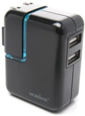 [Saraiva] Carregador de Tomada Mobimax Unipower Preto Com 2 USB Itw  por R$ 38