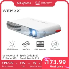 [21h] Wemax Go Mini Projetor portátil