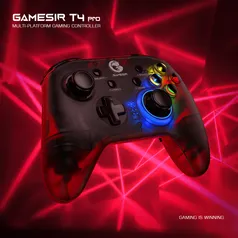 GameSir T4 Pro Controle Bluetooth, Joystick sem Fio, 2,4 GHz