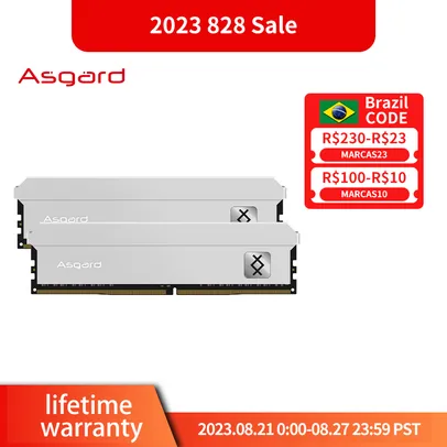 Memória RAM DDR4 Feryr Asgard 32gb (2x16gb)