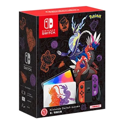 Nintendo Switch OLED Edição Limitada Pokémon Scarlet & Violet Edition