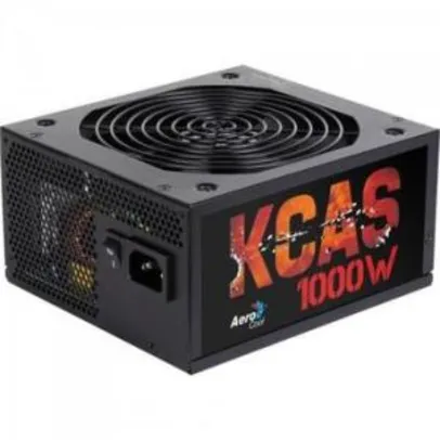 Fonte ATX KCAS 1000W Semi Modular Full Range 80 Plus Bronze PFC | R$ 584