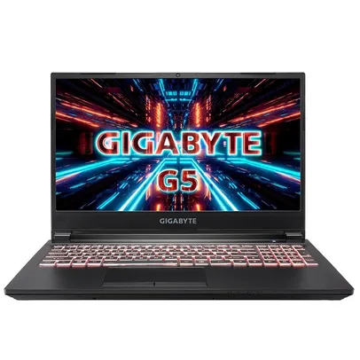 Notebook Gamer Gigabyte G5 i5-10500H, RTX 3060, 16GB RAM, SSD 512GB, 15,6' Full HD  240Hz