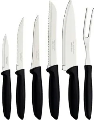 Conjunto de facas Tramontina Plenus Inox | 6 peças - R$27