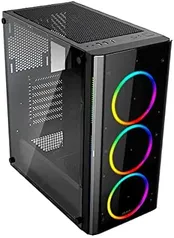 Gabinete Gamer Akasa Apache Vegas Air RGB A-ATX09-A4B