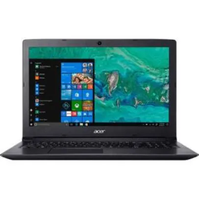 [APP] Notebook Acer A315-53-52ZZ Intel Core I5 8GB 1TB LED 15,6" W10 Preto | R$2.112