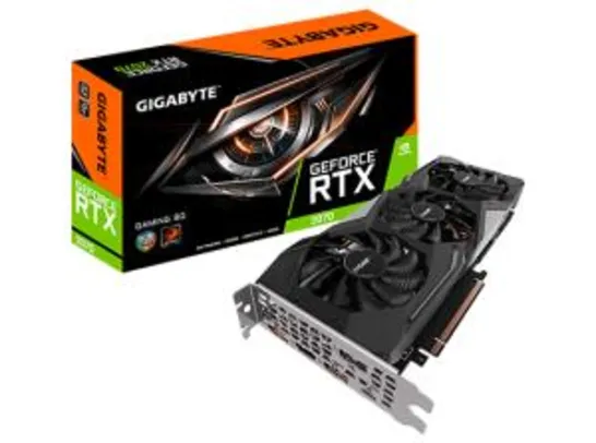 PLACA DE VÍDEO GIGABYTE GEFORCE RTX 2070 GAMING, 8GB GDDR6