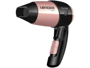 Secador de Cabelo Lenoxx My Rose Travel PSC 759 - Rosé para Viagem Dobrável 1200W 2 Velocidades