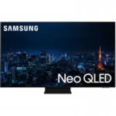Smart TV Samsung 65 Neo QLED 4K QN65QN90AAGXZD Mini Led Painel 120hz Processador IA Som em Moviment