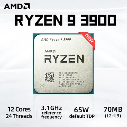 Processador Ryzen 9 3900 3,1 GHz T-4.3GHz