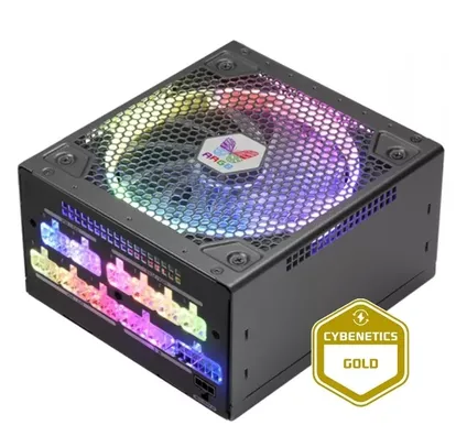 Fonte Super Flower LEADEX III ARGB 850W, 80 Plus Gold, Black, PFC Ativo, Full Modular, Com Cabo de força, SF-850F14RG(BK) 