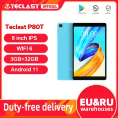 Tablet P/ Crianças - Teclast P80T android 11- 3gb ram 32gb 