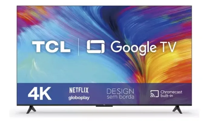 Smart Tv 50 50p635 4k Uhd Hdr Google Tcl Bivolt - R$ 1.999