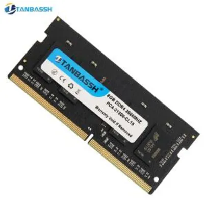 [Aliexpress] Memoria Ram Tanbassh 8GB 2666MHZ CL19 | R$ 157