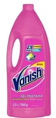 Tira Manchas Vanish Pink Gel Multiuso, 1,5L | R$7,79