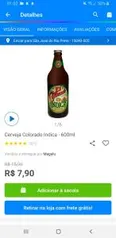 Cerveja Colorado Indica - 600ml | R$8