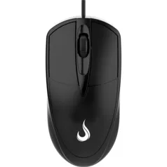 Mouse Rise Mode OF 01 USB, 3200 DPI, Preto - RM-MO-01-FB