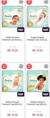 Fralda Pampers Premium Care XG 60 unidades | R$47